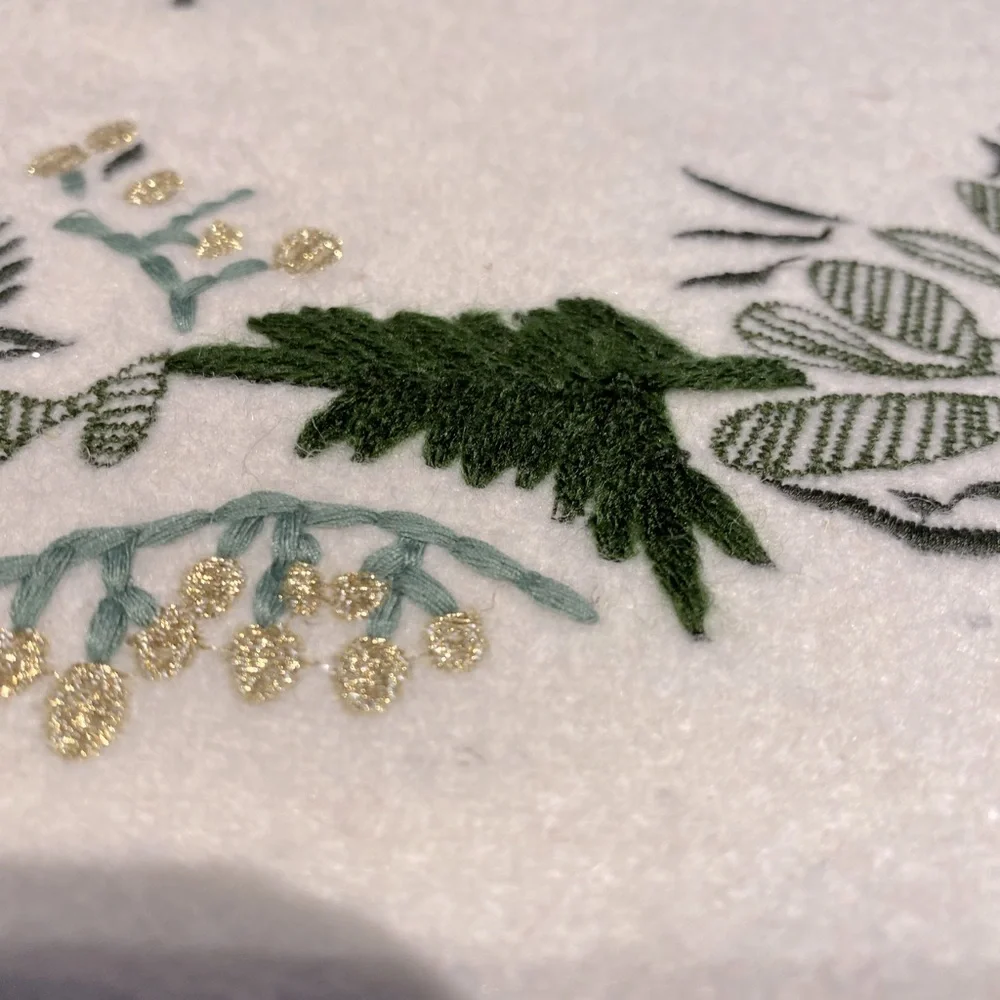 Tapestry wool embroidered wall hanging Noel by Target